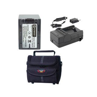 Sony DCR SR82 Camcorder Accessory Kit includes: SDM 109 Charger, ST80 Case, SDNPFH70 Battery : Digital Camera Accessory Kits : Camera & Photo