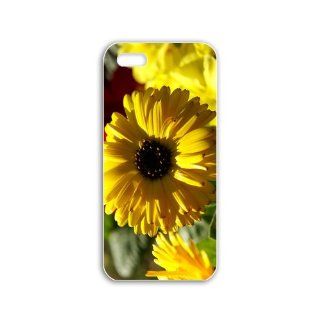 Make Apple Iphone 5C Flowers Series yellow calendula pot marigold wide Flowers Black Case of Lover Case Cover For Lady Cell Phones & Accessories