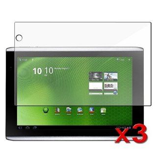 Skque Premium Clear Crystal Screen Protector for Acer Iconia Tab A500 10S16u 10.1 Inch Tablet Computer (3 Packs ): Computers & Accessories