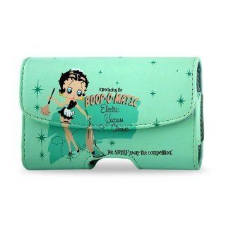 Reiko DHP102A TREO650B92 Durably Crafted Premium Horizontal Betty Boop Pouch for Palm Treo 650   1 Pack   Retail Packaging   MINT Green: Cell Phones & Accessories