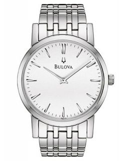 Bulova Mens Stainless Steel Bracelet Watch 38mm 96A115   Watches   Jewelry & Watches
