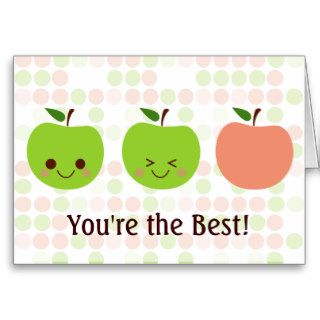 Apple Sass Greeting Card