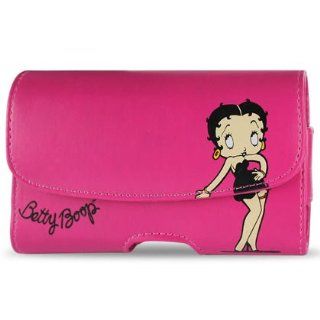 Reiko DHP102A TREO650B297 Durably Crafted Premium Horizontal Betty Boop Pouch for Palm Treo 650   1 Pack   Retail Packaging   Pink: Cell Phones & Accessories