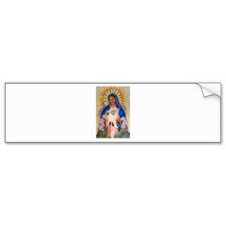 Virgin Mary   Our Lady (Señora) of Guadalupe Bumper Stickers