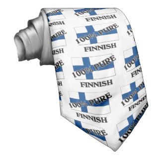 100 Percent FINNISH Custom Tie