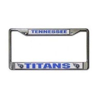 License Plate Frame Chrome   NFL Football   Tennessee Titans : Sports Fan License Plate Frames : Patio, Lawn & Garden