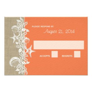 Sea Garland Tropical Beach Response Card