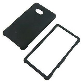 Black Rubberized Protector Case for Nokia Lumia 810: Cell Phones & Accessories
