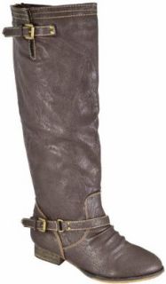 Breckelles Outlaw 81 Brown Women Casual Boots Shoes