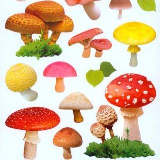 kawaii forest mushroom stickers by Mind Wave: Toys & Games