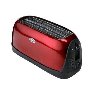 Oster 6308 Oster 4 Slice Toaster   Red Metallic: Kitchen & Dining