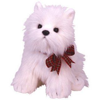 TY Classic Plush   MACDOUGAL the White Dog: Toys & Games