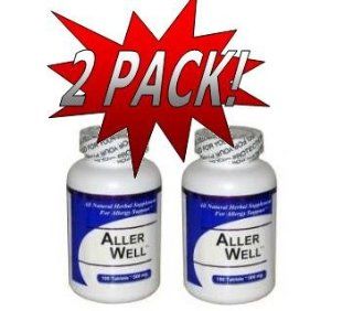 Aller Well (100 Tablets)   Concentrated Herbal Extract   Dietary Supplement 2 Pack: Health & Personal Care
