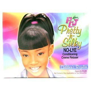 PCJ Pretty n Silky Regular No Lye Conditioning Creme Relaxer for Children: Health & Personal Care
