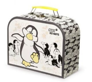Nici Penguin Suitcase Cardboard 8.6x6.7x3.7'': Clothing