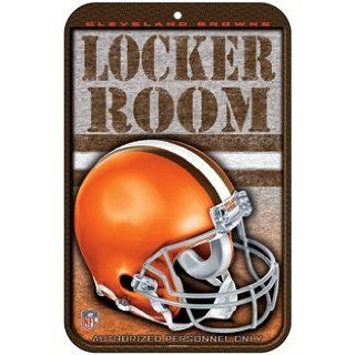 NFL Cleveland Browns Locker Room Sign : Sports Related Merchandise : Sports & Outdoors
