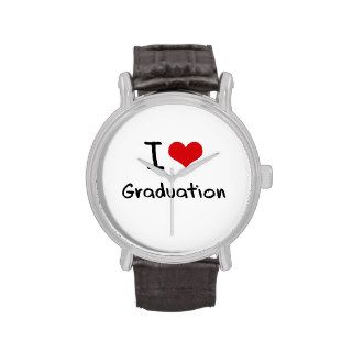 I Love Graduation Wristwatch