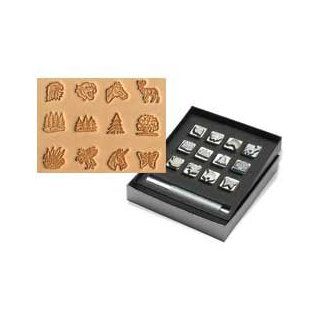 Tandy Leather Mini 3D Stamp Set #2 88501 00 Arts, Crafts & Sewing