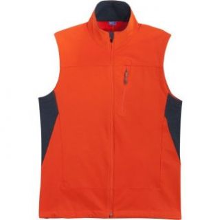 Ibex Men's Breakaway II Vest, India Orange, X Large  Athletic Vests  Clothing