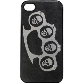 Crystal Diamond Brass Knuckles Skull iPhone 4 & 4S Case: Cell Phones & Accessories