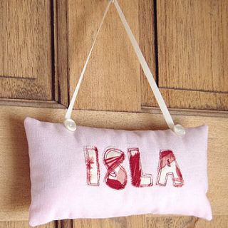 personalised girl's door sign by milly and pip
