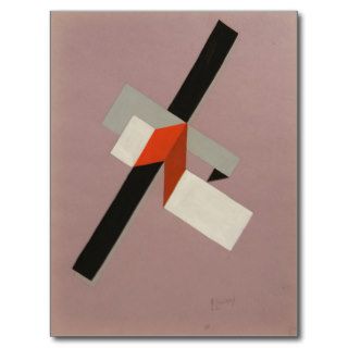 El Lissitzky: Proun, Russian Constructivism, USSR Post Card