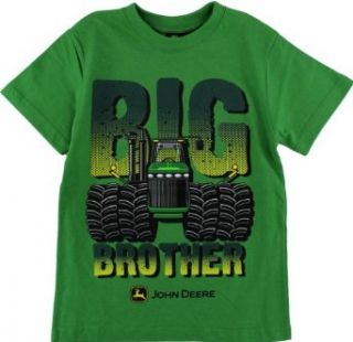 John Deere "Big Brother" Green Boys Short Sleeve Tee Shirt 8 14 (14) Fashion T Shirts Clothing