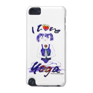 I Love Yoga/Lotus Pose iPod Touch 5G Cases