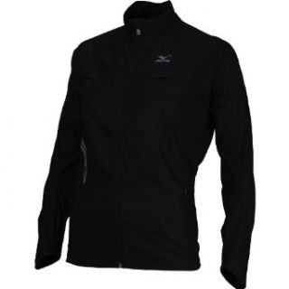 Mizuno Women's Rebel Running Jacket, Black, X Small : Clothing