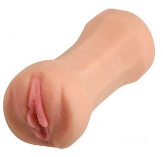 Extra Long Cyberskin Pussy & Ass Stroker Vagina Artificial Sex Toy for Men: Health & Personal Care