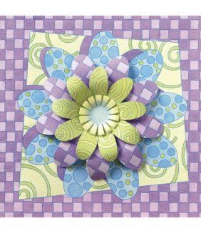 Dimensions 9 Inch x9 Inch Paint By Number 3D Watercolor Kit   Crazy Daisy: Arts, Crafts & Sewing