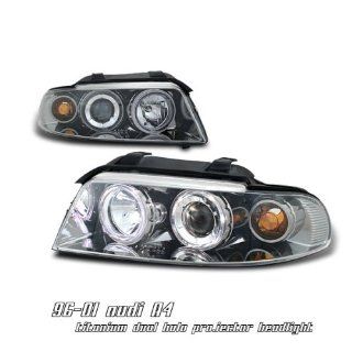 96 01 Audi A4 Titanium Projector Halo Headlights: Automotive