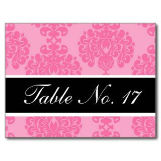 CUTE Vintage Postcard Table Number for Reception