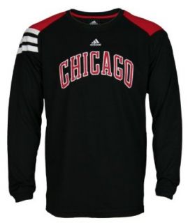 Chicago Bulls NBA Youth Long Sleeve Lightweight Shooting Shirt, Black (Small (8)): Clothing