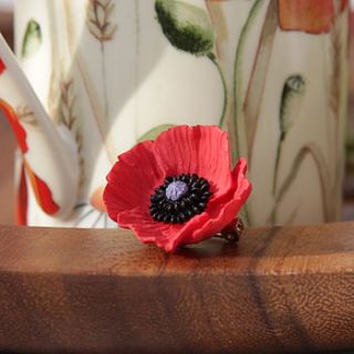 classic poppy brooch by good intentions