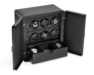 Scatola del Tempo 6RT SP OS 6 Module Oversize Watch Winder: Watches