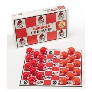 University of Georgia Bulldogs Checkers Game, Board Game: Toys & Games