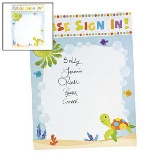 Under The Sea Baby Shower Sign In Banner   Birthday Party Supplies & Birthday Decorations: Health & Personal Care