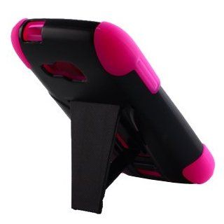 Black Pink Double Layer Hybrid Cover Case with Stand for Samsung Ativ Odyssey i930 by ApexGears: Cell Phones & Accessories