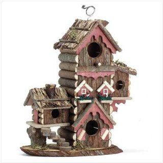 Gingerbread Style Birdhouse Avian Bird House Condo: Kitchen & Dining