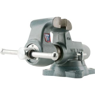 Wilton Serrated Machinist Bench Vise — 3in. Jaw Width, Swivel Base, Model# 300S  Bench Vises