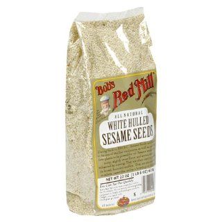 Bob's Red Mill White Hulled Sesame Seeds, 22 Ounce Packages (Pack of 4) : Sesame Seeds Spices And Herbs : Grocery & Gourmet Food