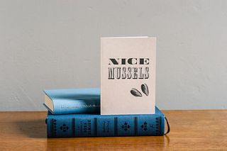 'nice mussels' greetings card by studio seed