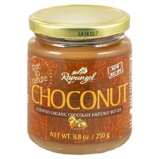 Rapunzel Choconut Certified Organic Chocolate Hazelnut Butter, 8.8 Ounce Jars (Pack of 6)  Jams And Preserves  Grocery & Gourmet Food