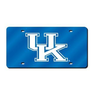 Kentucky Deluxe Mirrored Laser Cut License Plate : Sports Fan License Plate Covers : Sports & Outdoors