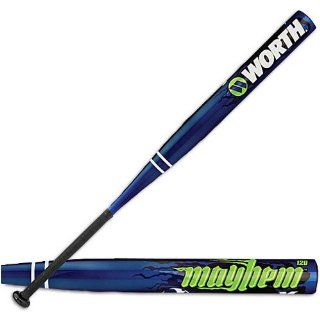 Worth Mayhem M7 120 Softball Bat ( sz. 30 ) : Slow Pitch Softball Bats : Sports & Outdoors