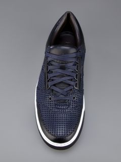 Lanvin Perforated Leather  Sneaker   Tassinari