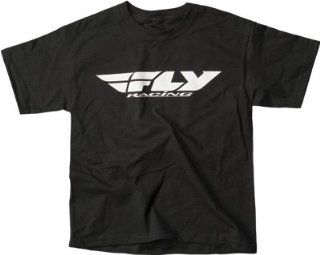 FLY CORPORATE TEE BLK S, FLY Part Number: 352 0240S WPS, Stock photo   actual parts may vary.: Automotive