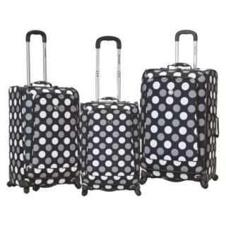 Rockland Fusion 3 pc. Expandable Spinner Luggage