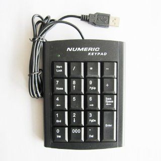 USB 19 keys Numeric Number Keypad Keyboard For Laptop: Computers & Accessories